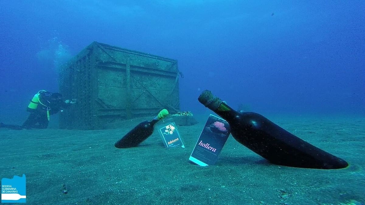 The winemakers sinking their best bottles to the bottom of the sea